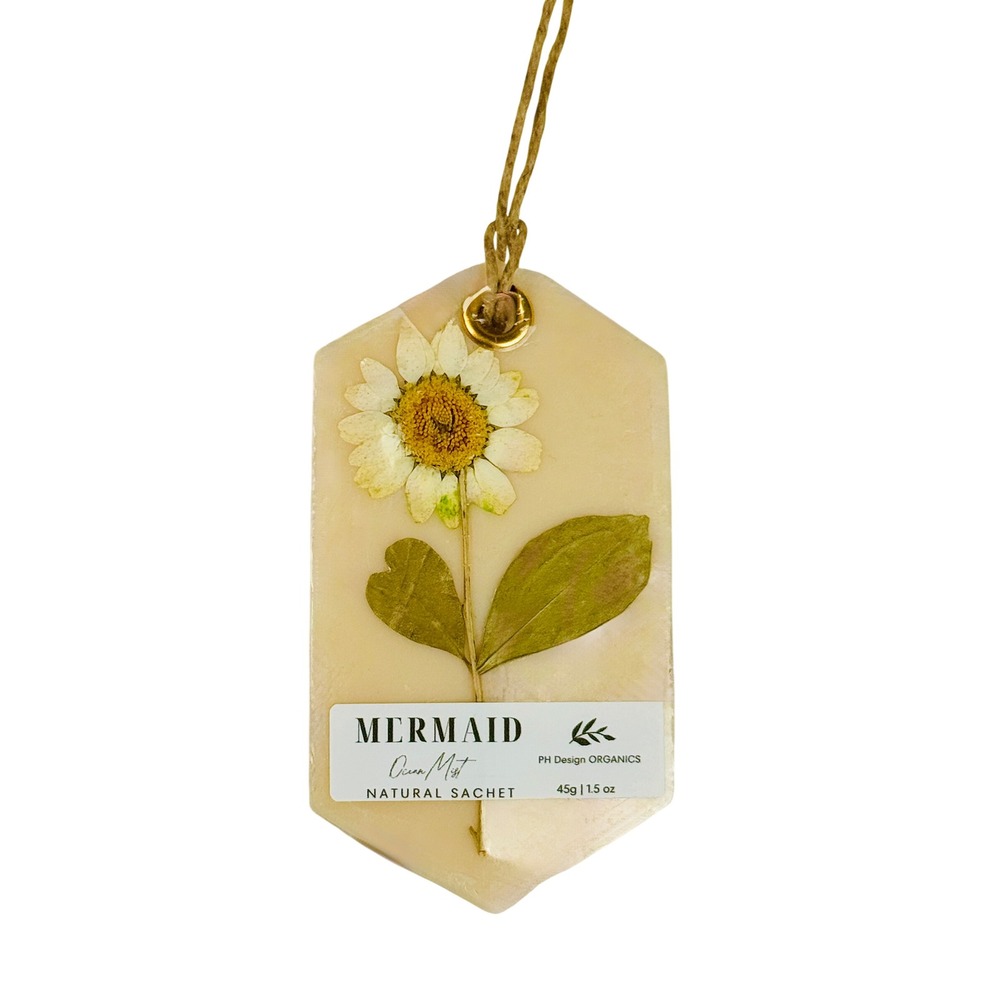 PH Design Organics Mermaid Ocean Mist Natural Sachet‎ Flower Botanical Decor